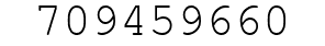 Number 709459660.