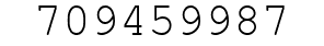 Number 709459987.