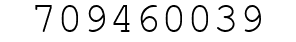 Number 709460039.