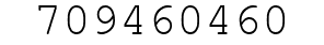 Number 709460460.