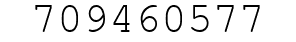 Number 709460577.