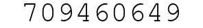 Number 709460649.