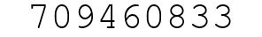 Number 709460833.