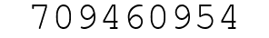Number 709460954.