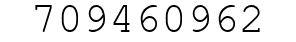 Number 709460962.