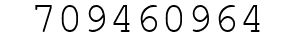 Number 709460964.