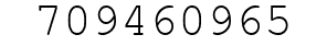 Number 709460965.
