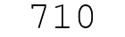 Number 710.