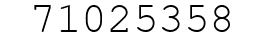 Number 71025358.
