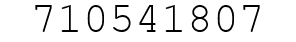 Number 710541807.