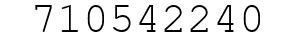 Number 710542240.