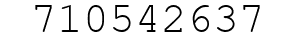 Number 710542637.