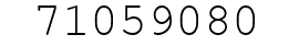 Number 71059080.
