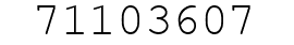 Number 71103607.