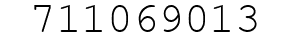 Number 711069013.