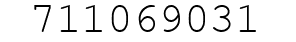 Number 711069031.