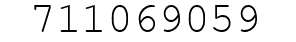 Number 711069059.