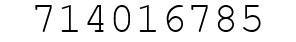 Number 714016785.