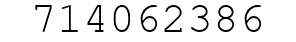 Number 714062386.
