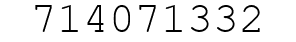 Number 714071332.