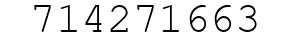 Number 714271663.