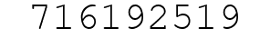 Number 716192519.