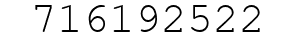 Number 716192522.