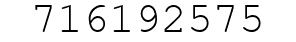 Number 716192575.