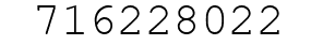 Number 716228022.