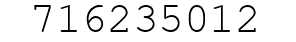 Number 716235012.