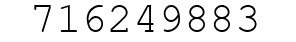 Number 716249883.