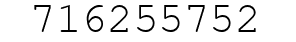 Number 716255752.