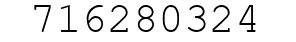 Number 716280324.