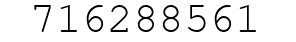 Number 716288561.