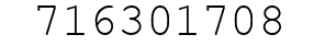 Number 716301708.