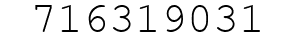 Number 716319031.