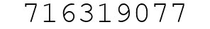 Number 716319077.