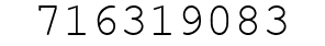 Number 716319083.