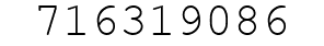 Number 716319086.