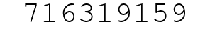 Number 716319159.
