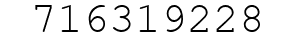 Number 716319228.