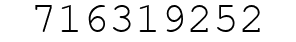 Number 716319252.