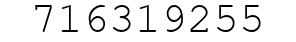 Number 716319255.