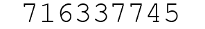 Number 716337745.