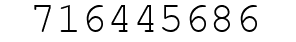Number 716445686.