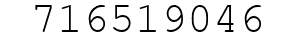 Number 716519046.