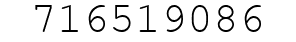 Number 716519086.