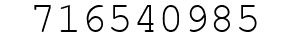Number 716540985.