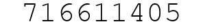 Number 716611405.
