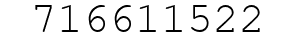 Number 716611522.
